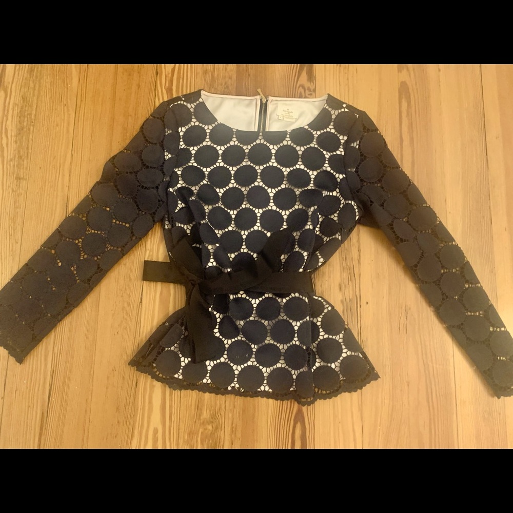 Kate Spade Navy polka dot top